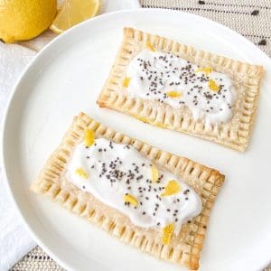 Homemade Lemon Poppyseed Pop Tart