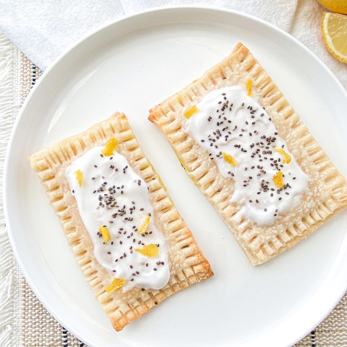 Lemon Poppyseed Pop Tarts - Nature's Eats