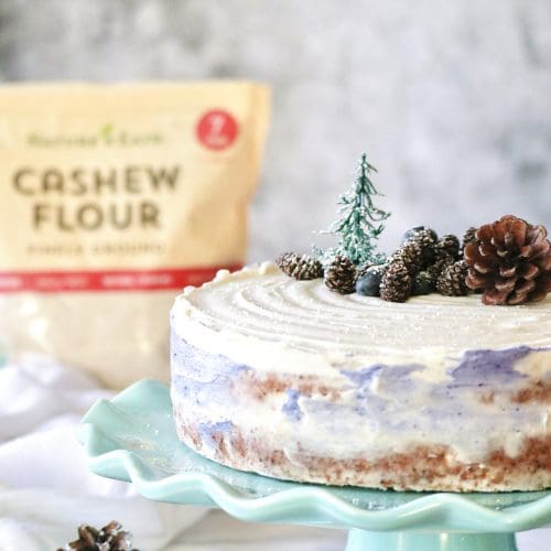 Winter Cashew Flour Sponge Cake